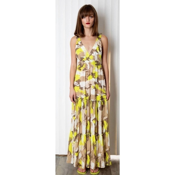 NWT Le Superbe Electric Camo Beach Gown - Picture 1 of 4